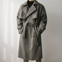 Manteau d'hiver en laine épaisse pour homme - Mareon
