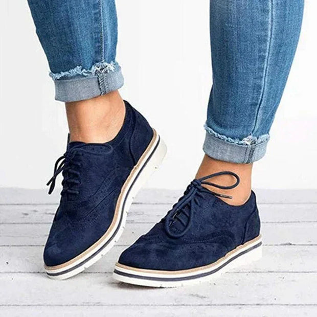 Damen Schnürschuhe veganes Leder zeitlos elegant - Alisa