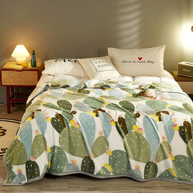 Couverture en flanelle d'automne