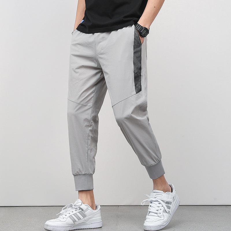 Konisch zulaufende Herrenhose mit Gummizug am Saum - Lucas