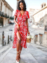 Kaly - Robe à imprimé floral bohème