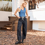 Gerade Damenhose mit elastischem Bund - Naydine