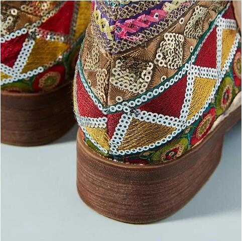 Niedrige Damenstiefel aus mattem Wildleder - Kaira