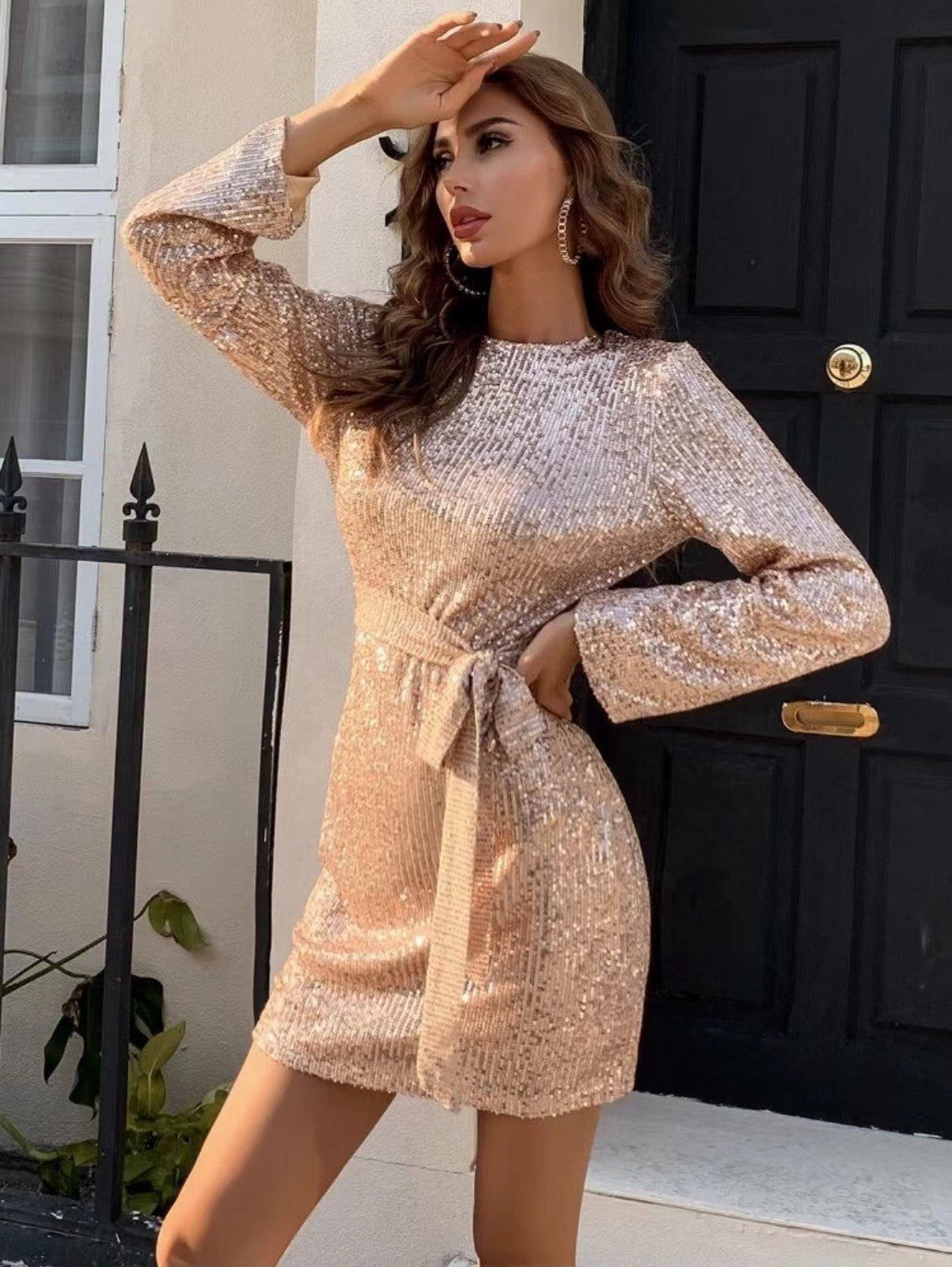 Paillettenkleid für Frauen - Saelina