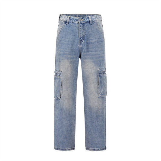 Jean cargo droit pour hommes - Falko