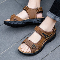 Sandales orthopédiques pour hommes de style urbain et rétro - Philip
