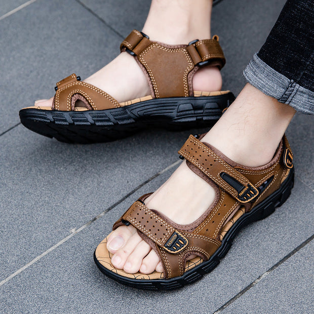 Sandales orthopédiques pour hommes de style urbain et rétro - Philip