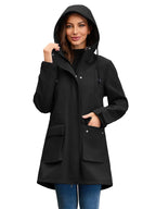 Wasserdichte Damen-Softshelljacke mit Kapuze - Elina