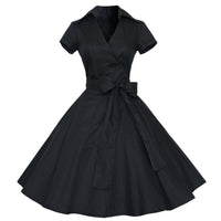 ANNI - Robe polka élégante et vintage pour le printemps/été