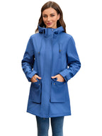 Wasserdichte Damen-Softshelljacke mit Kapuze - Elina
