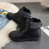 Damen Freizeitstiefel mit Warmfutter und Schnürsenkeln - Selene