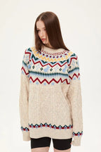 Vintage-Strickpullover für Frauen - Elorie