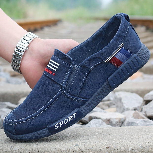 Mocassins en toile respirante pour hommes, style décontracté - Mateo