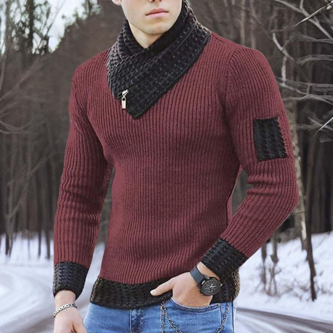 Ludwig - Pull chaud en laine de qualité supérieure