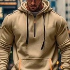 Herren Sweatshirt mit Kapuze und Taschen - Cesar