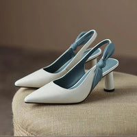 Nora - Chaussures noires stylées avec noeud