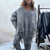 Fabienne - Pull à franges style bohème