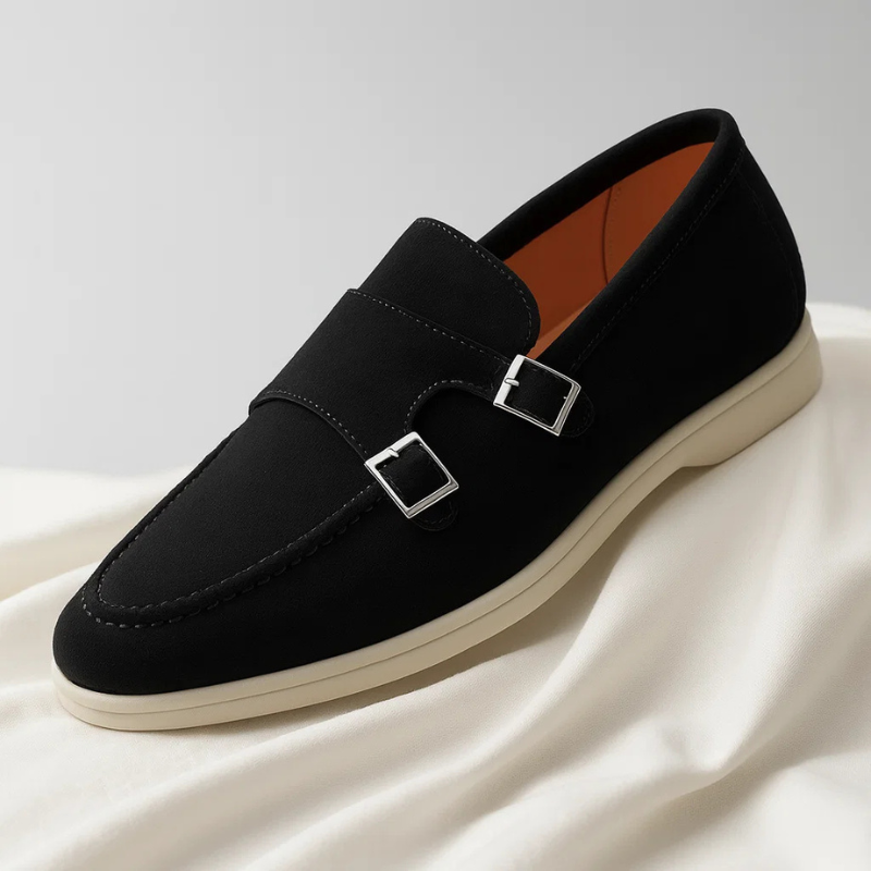 Modische Herren Slipper mit doppelter Schnalle - Gael