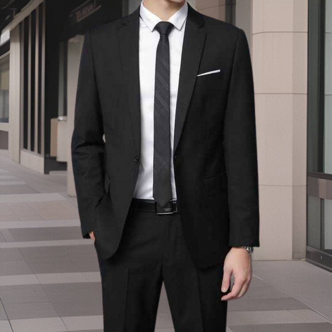Zontan - Costume d'affaires classique de haute qualité 2 pièces