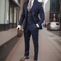 Alessio - Costume sur mesure 3 pièces de haute qualité
