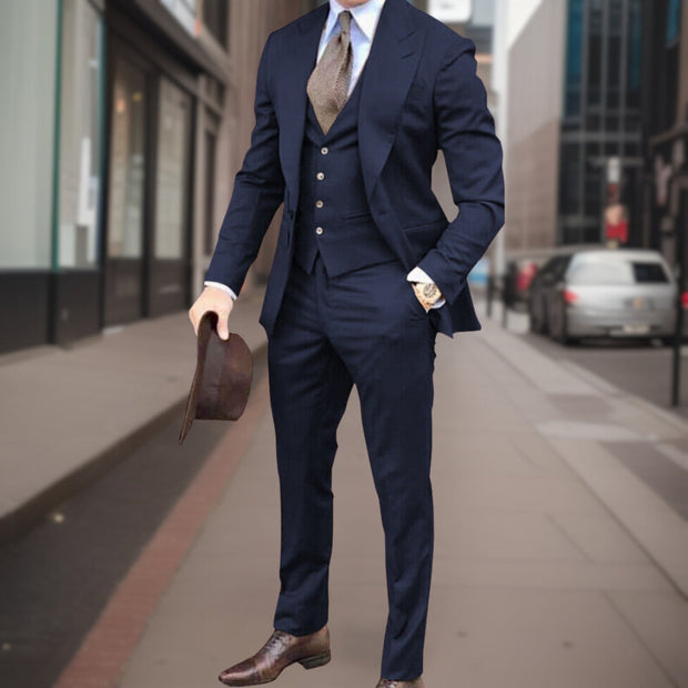 Alessio - Costume sur mesure 3 pièces de haute qualité