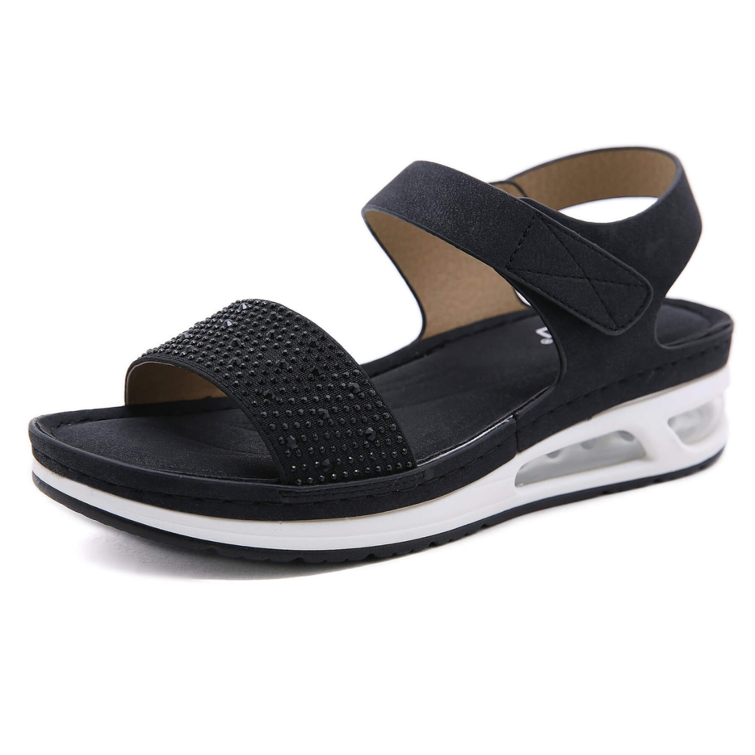Damen Air Sole Sandalen mit elastischem Riemen - Brooke
