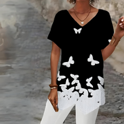 Papillon noir et blanc