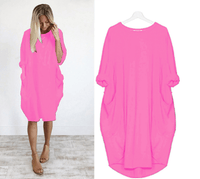 Roelien | Comfy Casual loose pocket dress