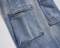 Jean cargo droit pour hommes - Falko