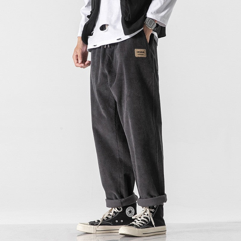 Herrenhose mit weichem Kord-Effekt - Edrion