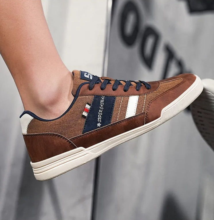 Sportliche Herren-Turnschuhe aus Textilmischung - Adriano