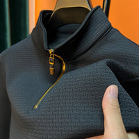 Nero - Pull à col roulé et manches longues pour homme