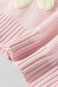 Colette - Pullover mit Blumenstickerei, Rosenblättern und -fäden