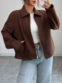 Veste zippée décontractée pour femmes - Alena