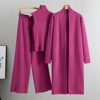 Dreiteiliges Winter-Strickset - Isolde