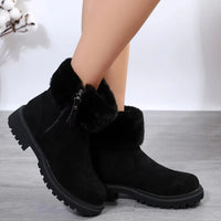 Anne - Warme Winter-Plush-Stiefel mit Reißverschluss für Frauen