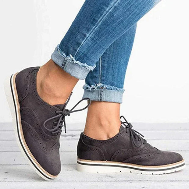 Damen Schnürschuhe veganes Leder zeitlos elegant - Alisa