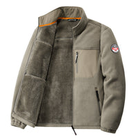 Leichte Herrenjacke mit Fleece-Effekt - Renlo