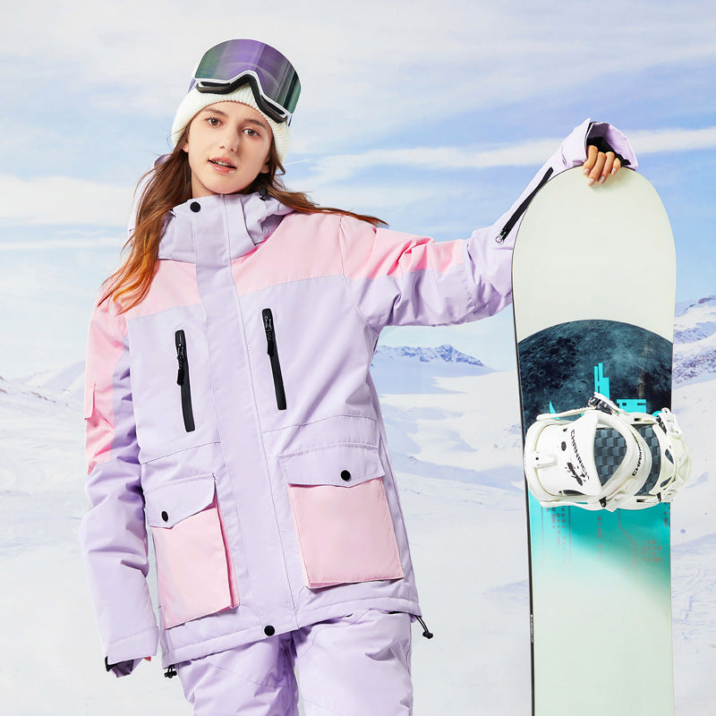 Damen-Skijacke mit technischem Effekt - Karyna