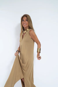 Ensemble robe et gilet amincissant Ayania