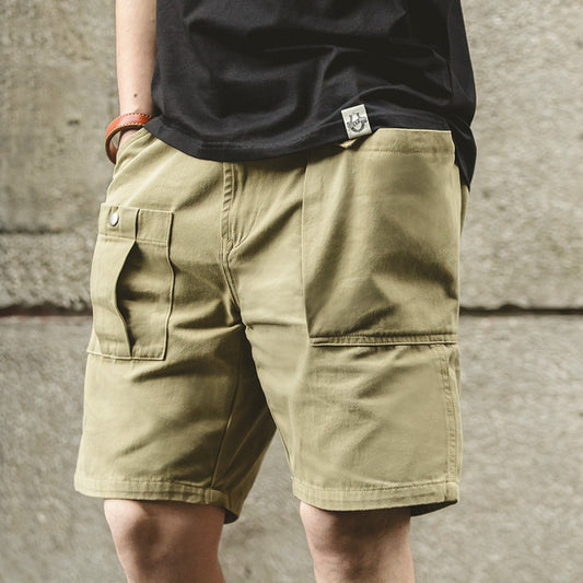 Short homme en coton avec poches cargo - Damien