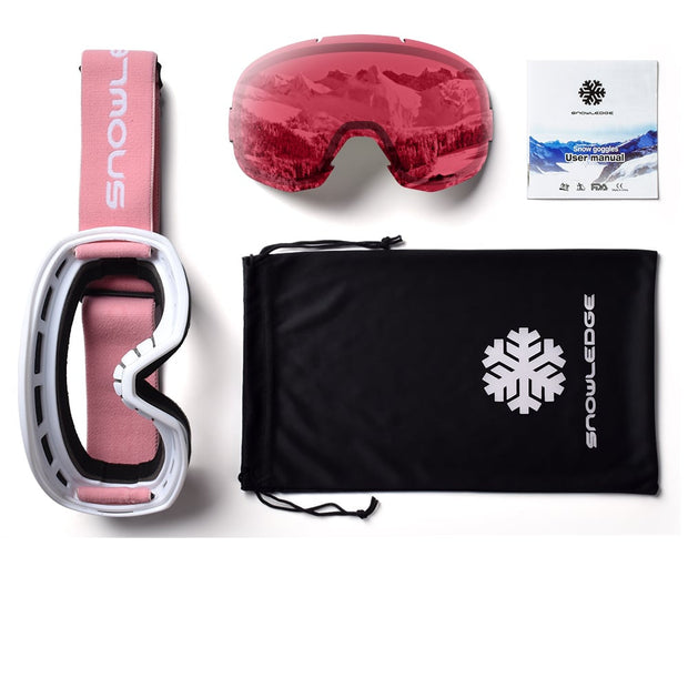 Unisex-Doppelschicht-Skibrille