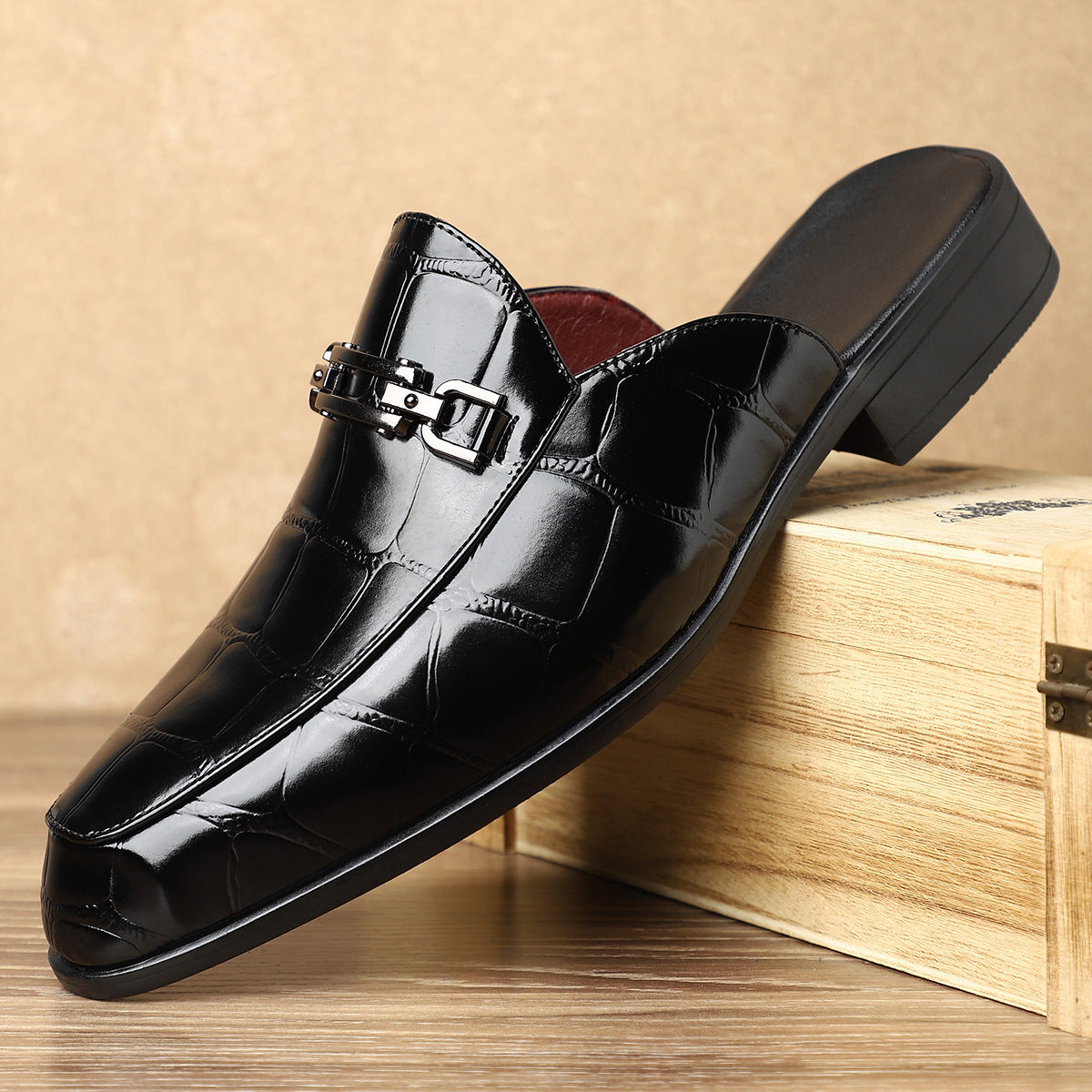 Lässige Herren-Slipper mit Absätzen - Rainer