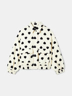 Loulou - Jacke mit Herzaufdruck