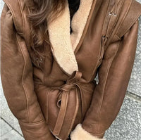 Olie - Veste en daim pour femmes