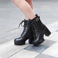 Uhsha - Bottines à lacets et boucle