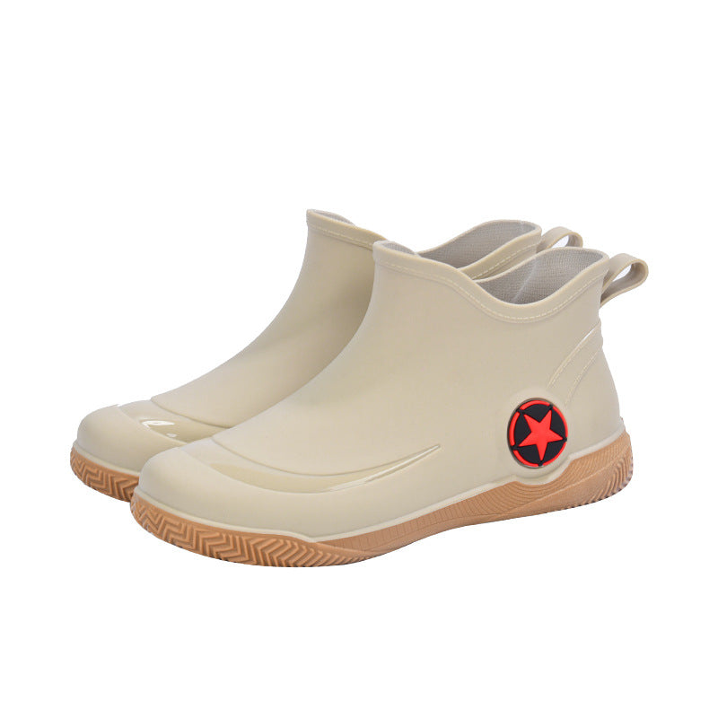 Kurze wasserdichte Herren-Regenstiefel - Rasmus