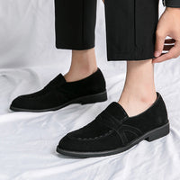 Mocassins en daim brossé pour hommes - Lioren