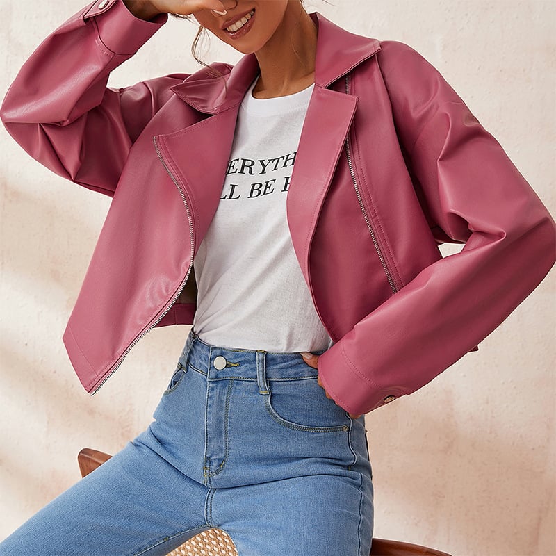 Kurze Jacke mit Reißverschluss im urbanen Stil für Damen - Sirel
