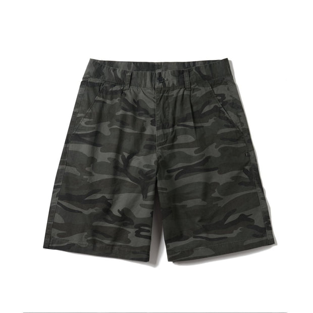 Short décontracté à coupe droite et imprimé camouflage - Valerio